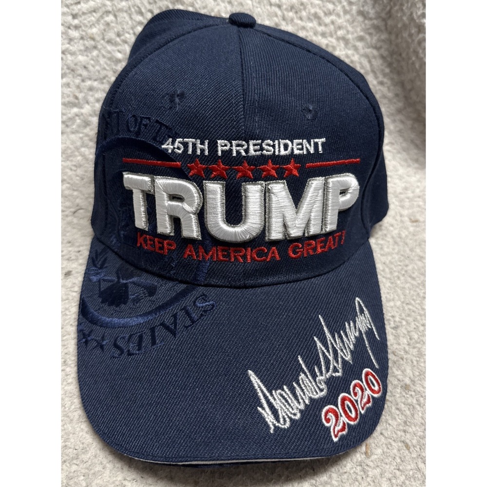 Donald Trump 45th President 2020 Keep America Great Again MAGA Hat‎ Embroidered